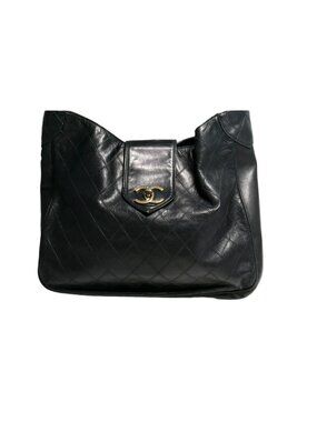 Chanel Bicolor GD Leather Shoulder Bag